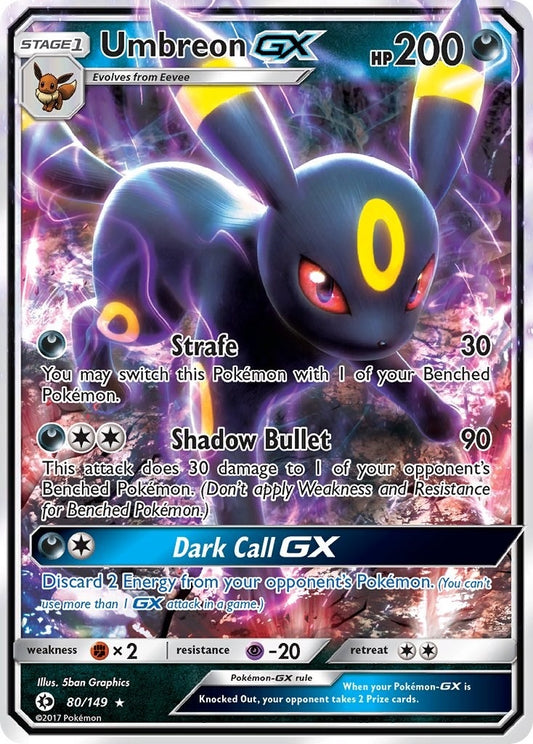 Image for Umbreon GX (80/149) (SM Base Set) - Pokemon