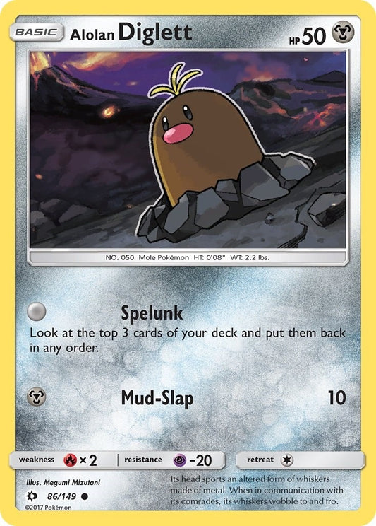 Image for Alolan Diglett (86/149) (SM Base Set) - Pokemon
