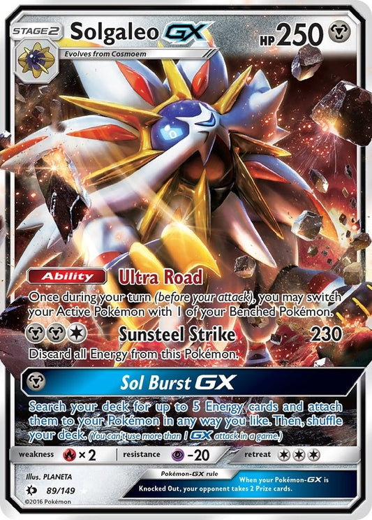 Image for Solgaleo GX (89/149) (SM Base Set) - Pokemon