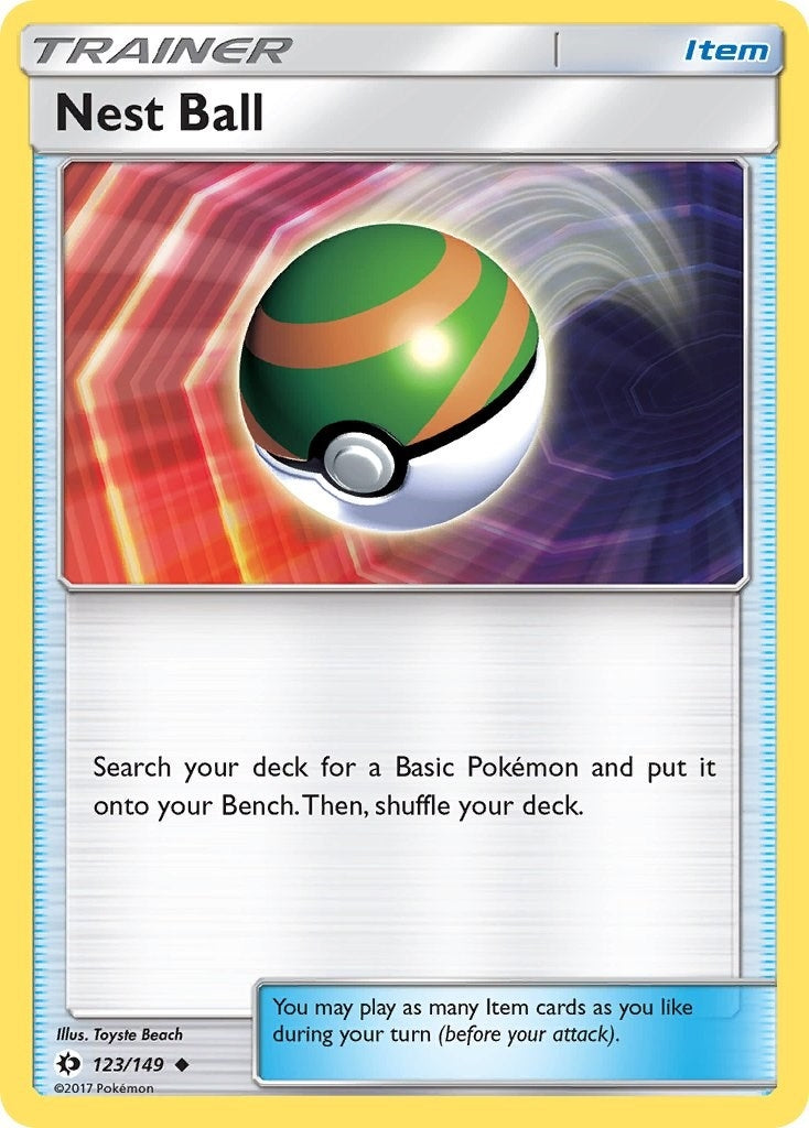 Image for Nest Ball (123/149) (SM Base Set) - Pokemon