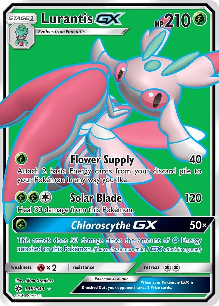 Image for Lurantis GX (Full Art) (138/149) (SM Base Set) - Pokemon