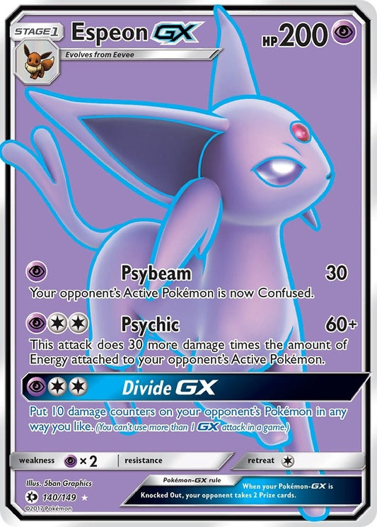 Image for Espeon GX (Full Art) (140/149) (SM Base Set) - Pokemon