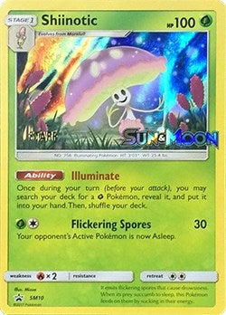 Image for Shiinotic - SM10 (Prerelease) [Staff] (SM10) (SM Promos) - Pokemon