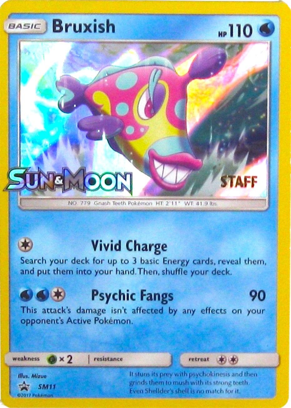 Image for Bruxish - SM11 (Prerelease) [Staff] (SM11) (SM Promos) - Pokemon