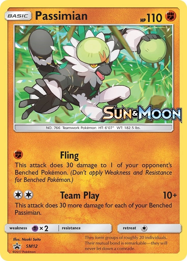Image for Passimian - SM12 (Prerelease) (SM12) (SM Promos) - Pokemon