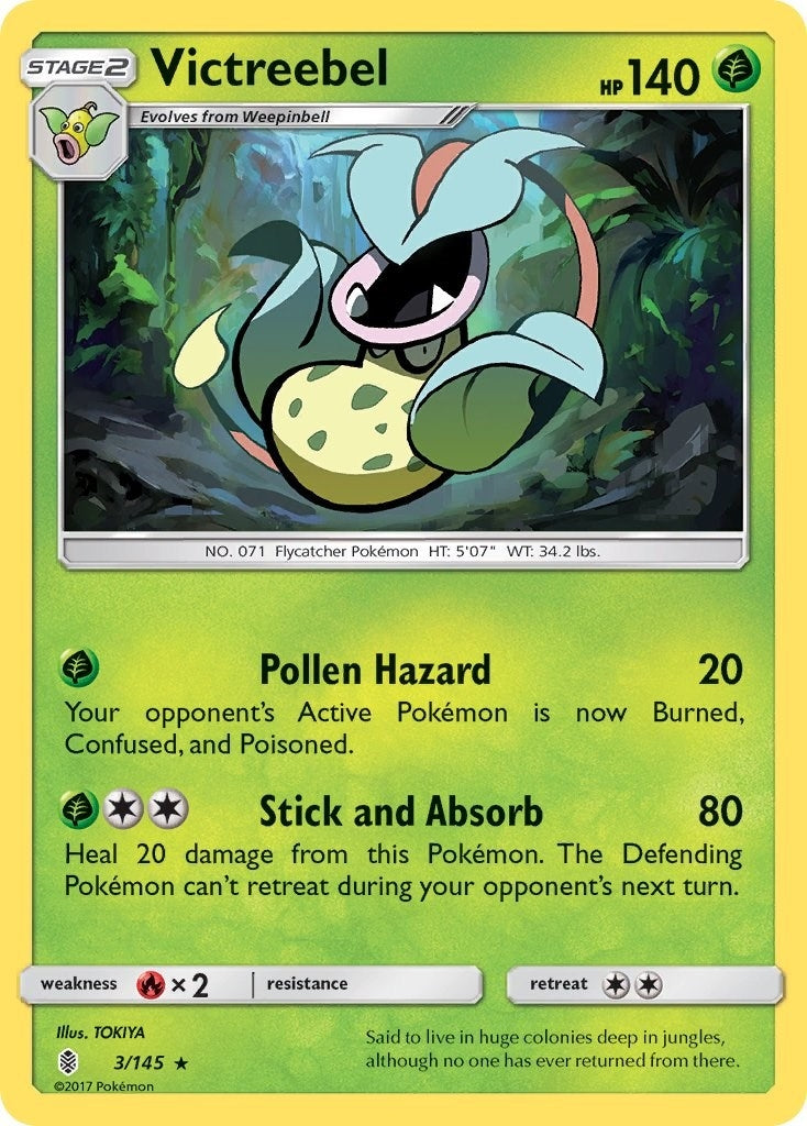 Image for Victreebel (3/145) (SM - Guardians Rising) - Pokemon