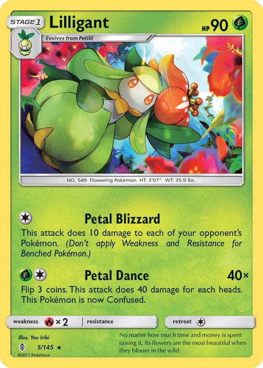 Image for Lilligant (5/145) (SM - Guardians Rising) - Pokemon