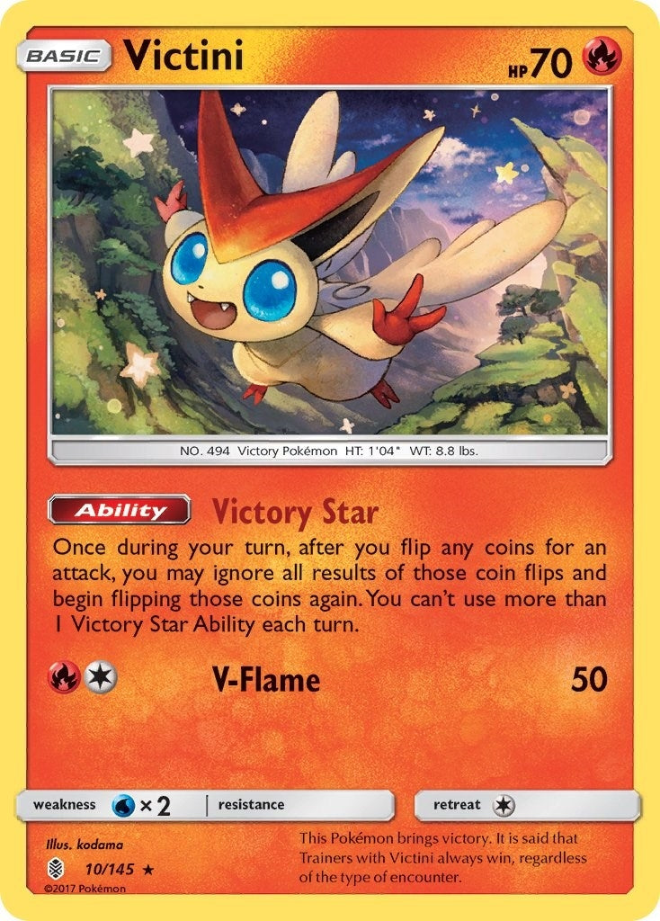 Image for Victini (10/145) (SM - Guardians Rising) - Pokemon