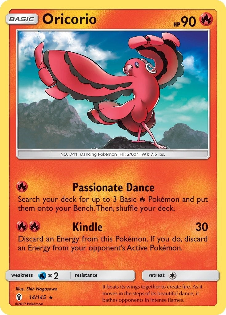 Image for Oricorio (14) (14/145) (SM - Guardians Rising) - Pokemon