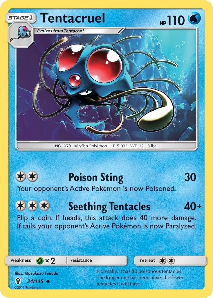 Image for Tentacruel (24/145) (SM - Guardians Rising) - Pokemon