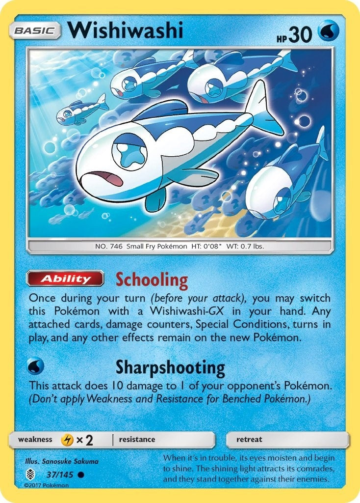 Image for Wishiwashi (37/145) (SM - Guardians Rising) - Pokemon