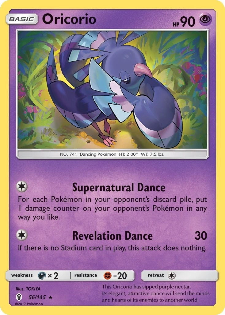 Image for Oricorio (56) (56/145) (SM - Guardians Rising) - Pokemon