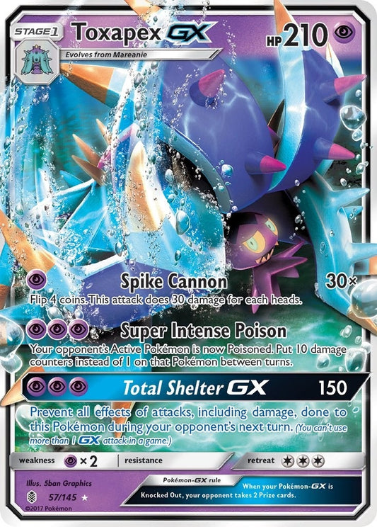 Image for Toxapex GX (57/145) (SM - Guardians Rising) - Pokemon