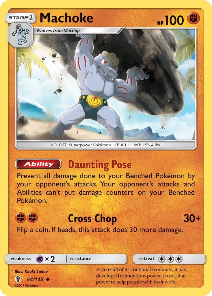 Image for Machoke (64/145) (SM - Guardians Rising) - Pokemon
