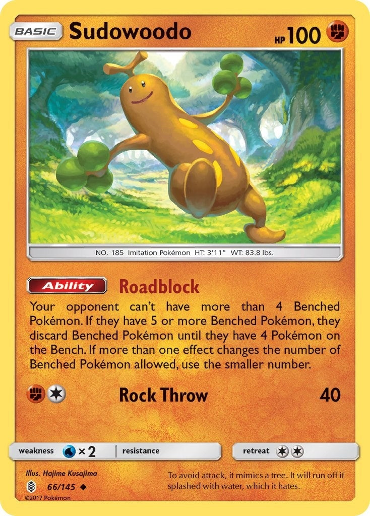 Image for Sudowoodo (66/145) (SM - Guardians Rising) - Pokemon