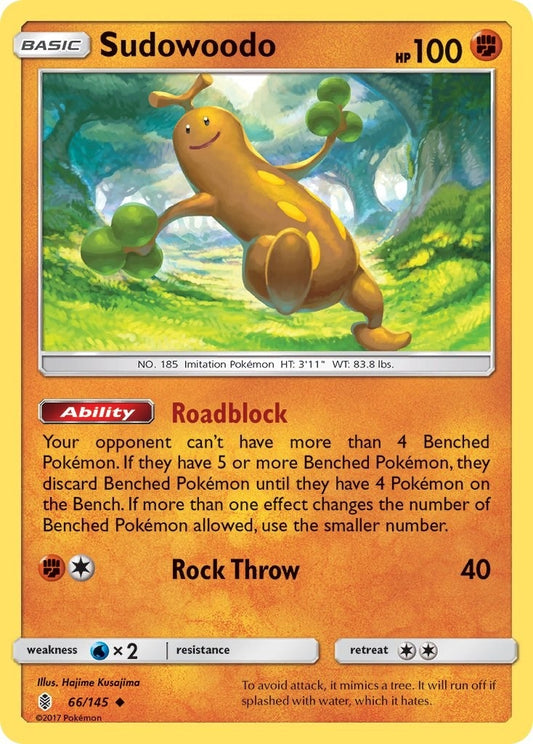 Image for Sudowoodo (66/145) (SM - Guardians Rising) - Pokemon