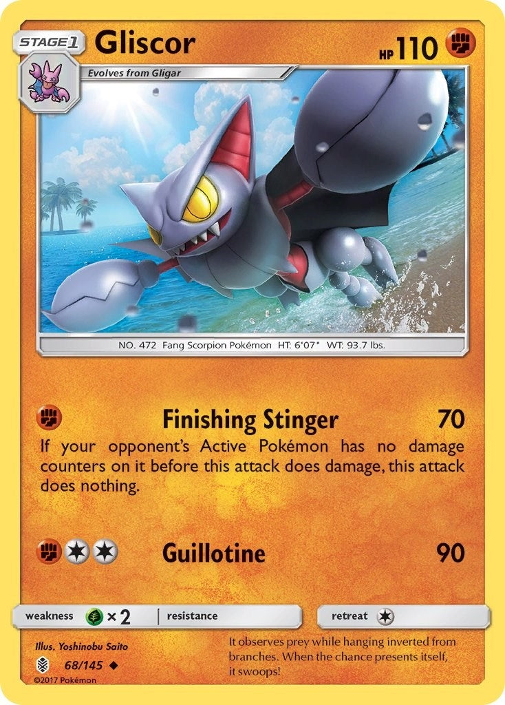 Image for Gliscor (68/145) (SM - Guardians Rising) - Pokemon