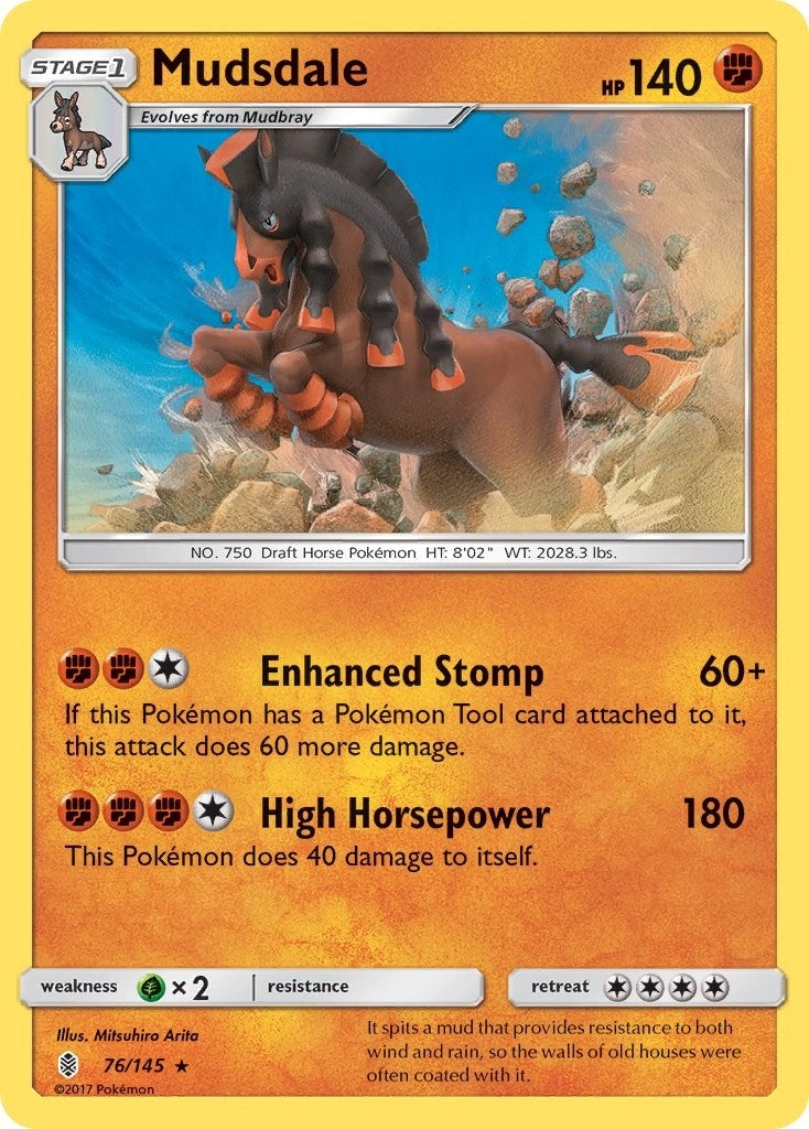 Image for Mudsdale (76/145) (SM - Guardians Rising) - Pokemon