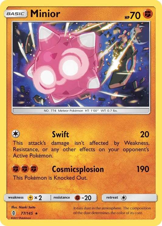 Image for Minior (77/145) (SM - Guardians Rising) - Pokemon