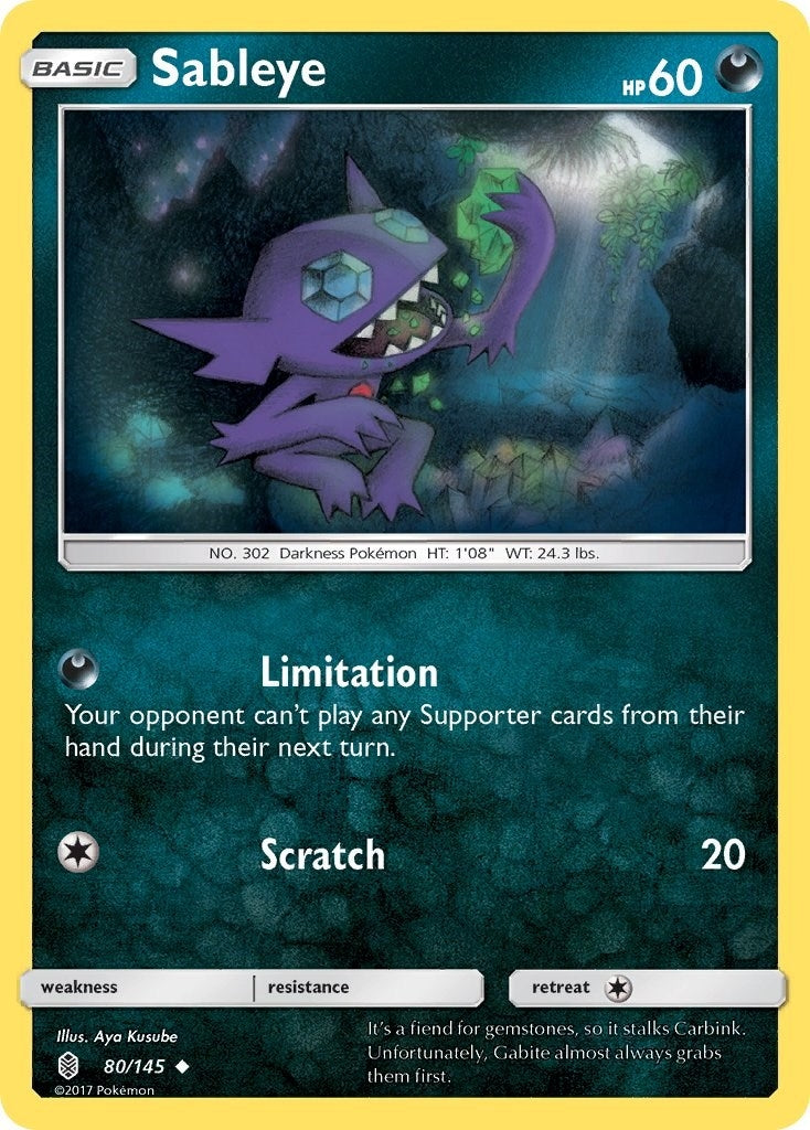 Image for Sableye (80/145) (SM - Guardians Rising) - Pokemon