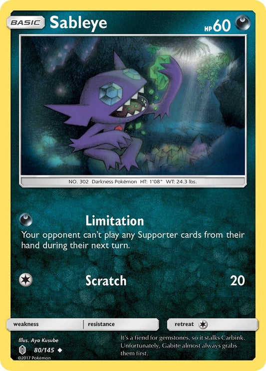 Image for Sableye (80/145) (SM - Guardians Rising) - Pokemon