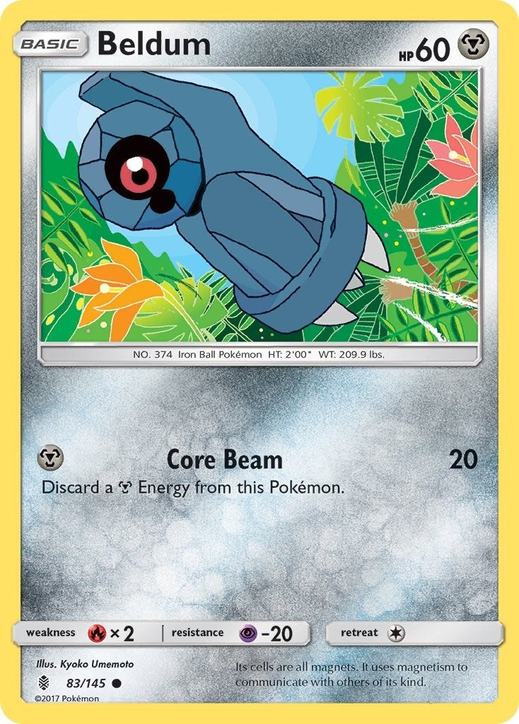 Image for Beldum (83/145) (SM - Guardians Rising) - Pokemon