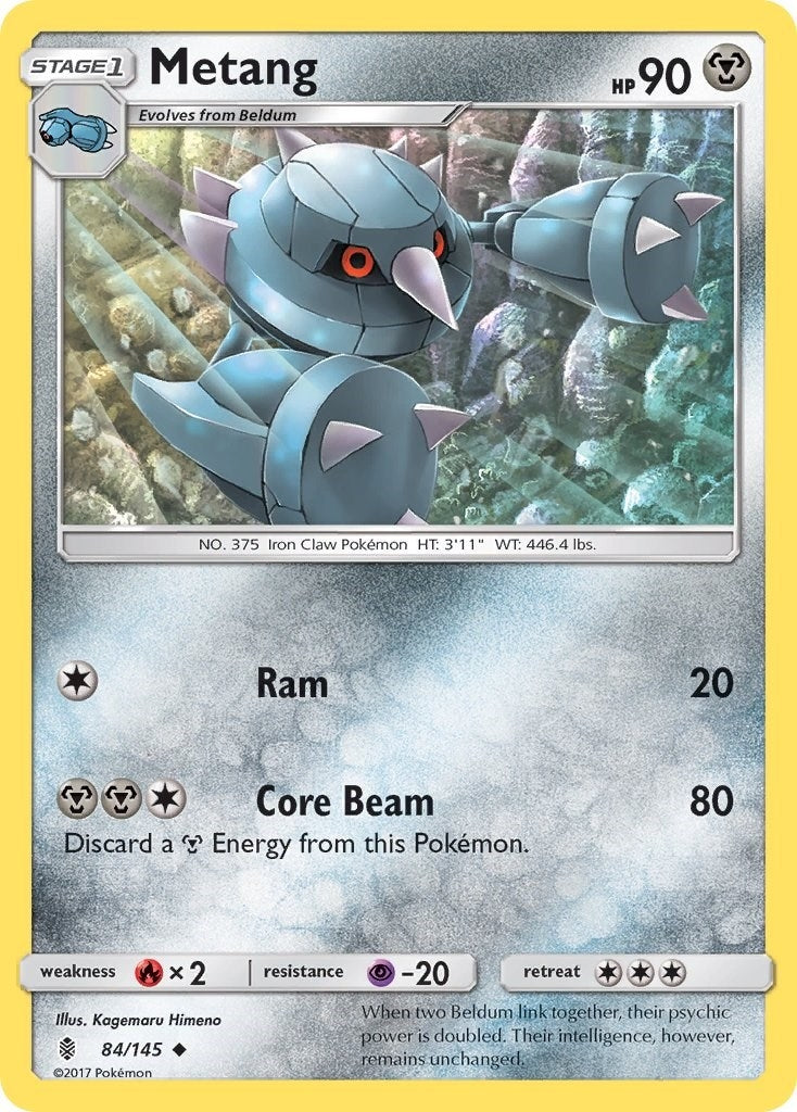 Image for Metang (84/145) (SM - Guardians Rising) - Pokemon
