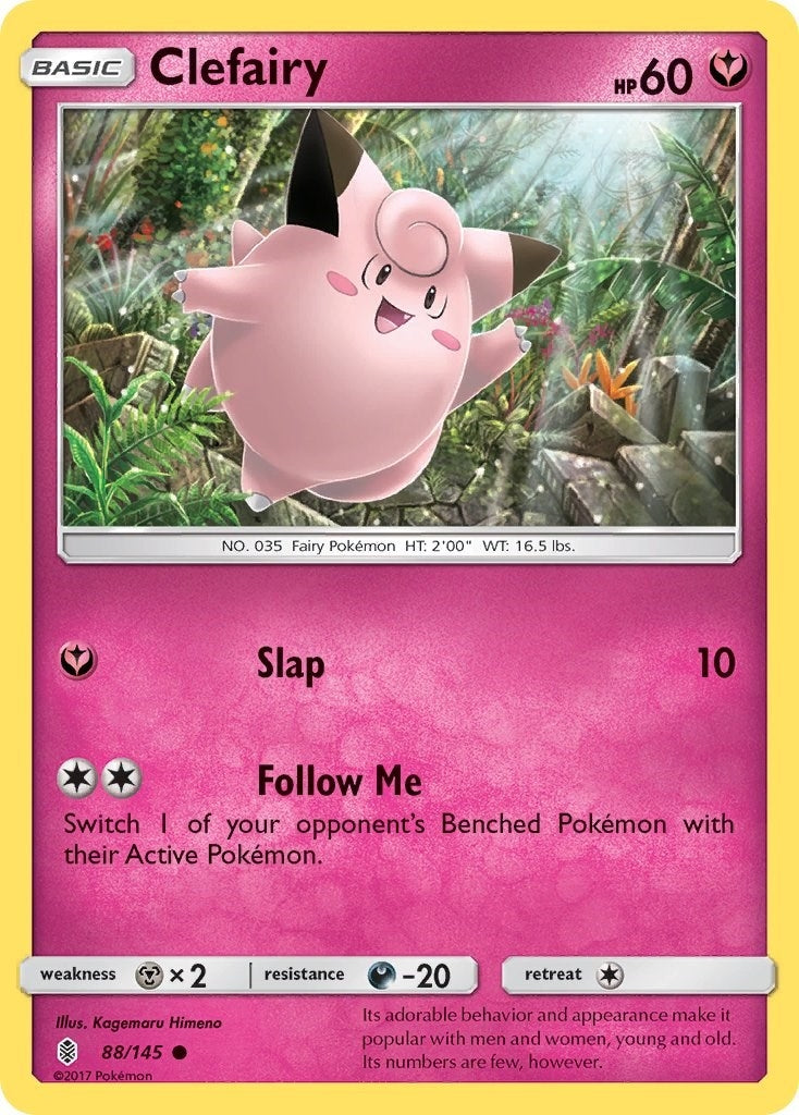 Image for Clefairy (88/145) (SM - Guardians Rising) - Pokemon