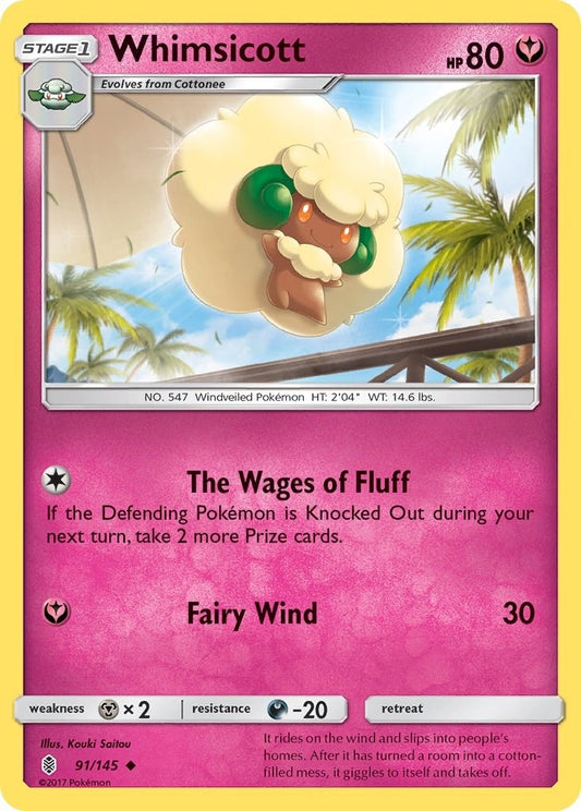 Image for Whimsicott (91/145) (SM - Guardians Rising) - Pokemon