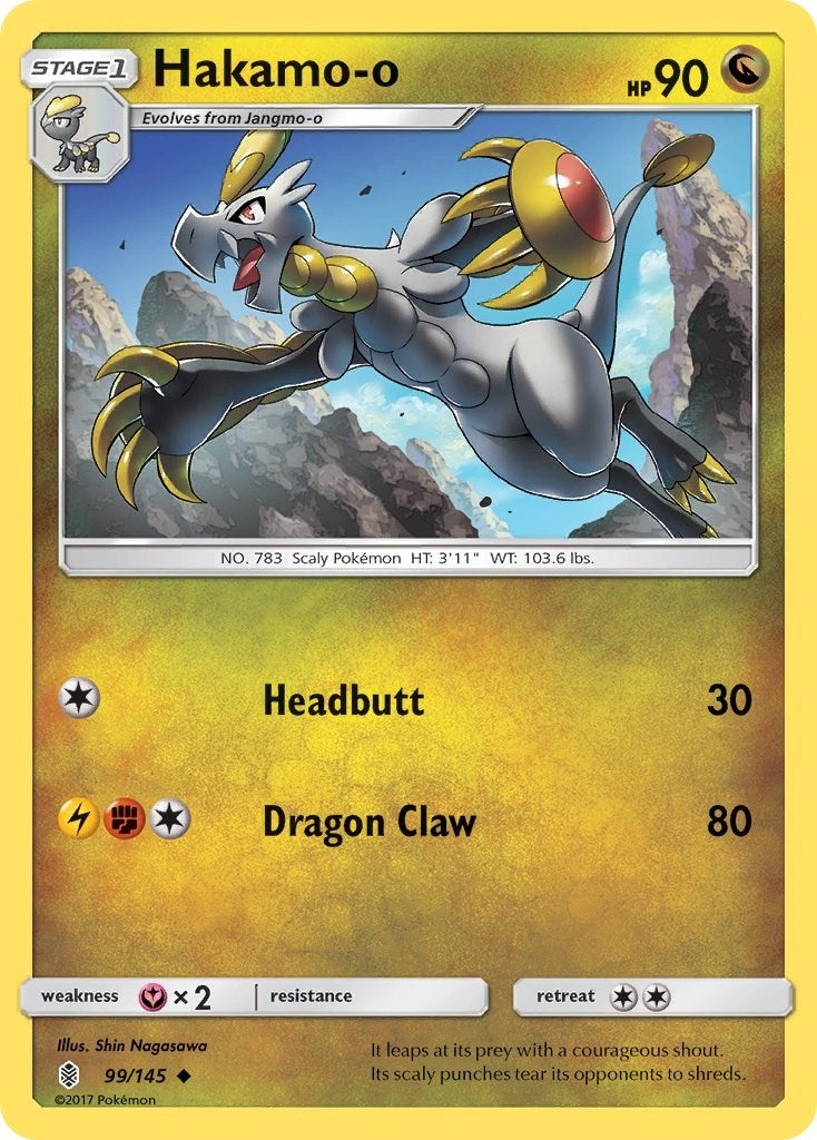 Image for Hakamo-o (99/145) (SM - Guardians Rising) - Pokemon