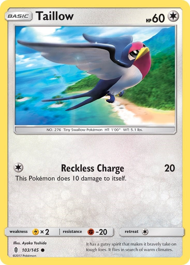Image for Taillow (103/145) (SM - Guardians Rising) - Pokemon