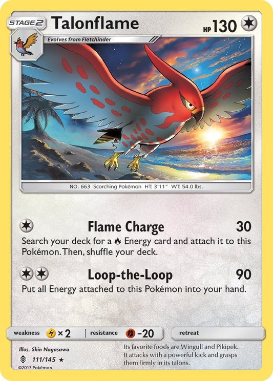 Image for Talonflame (111/145) (SM - Guardians Rising) - Pokemon