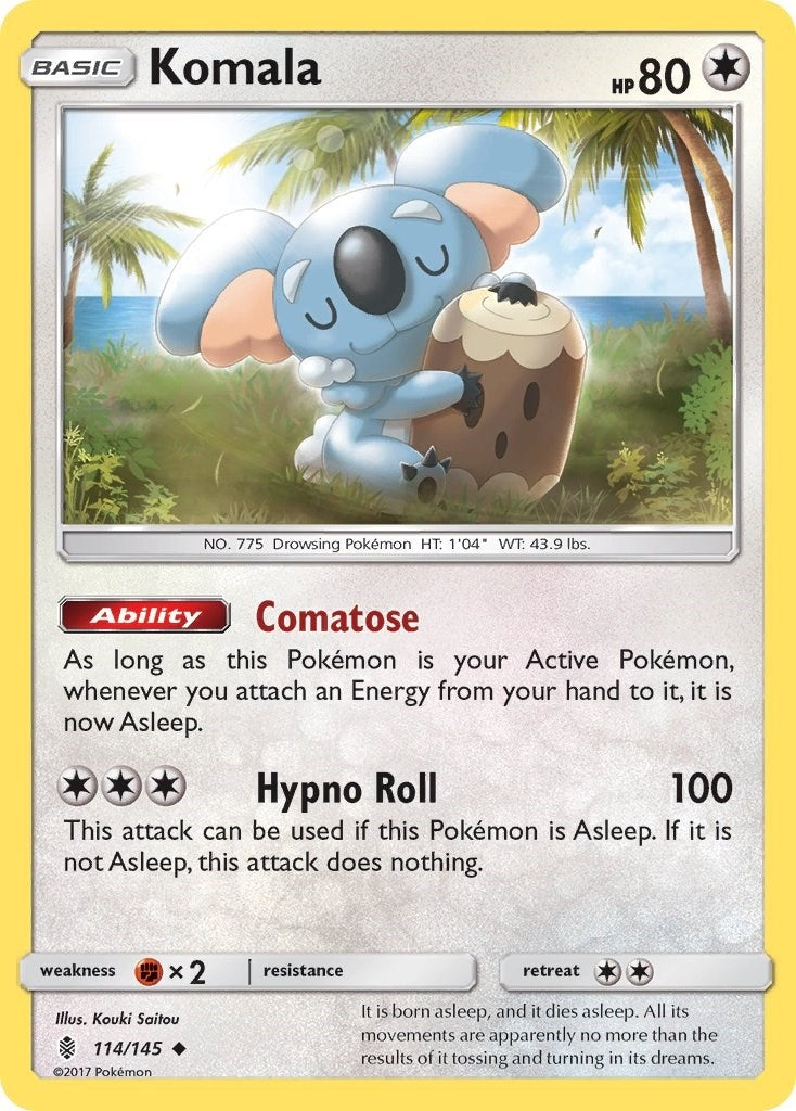 Image for Komala (114/145) (SM - Guardians Rising) - Pokemon