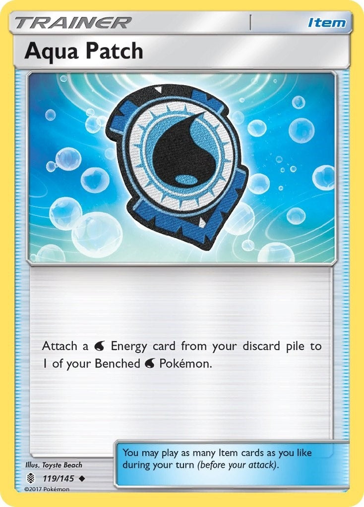 Image for Aqua Patch (119/145) (SM - Guardians Rising) - Pokemon