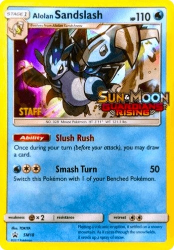 Image for Alolan Sandslash - SM18 (Prerelease) [Staff] (SM18) (SM Promos) - Pokemon