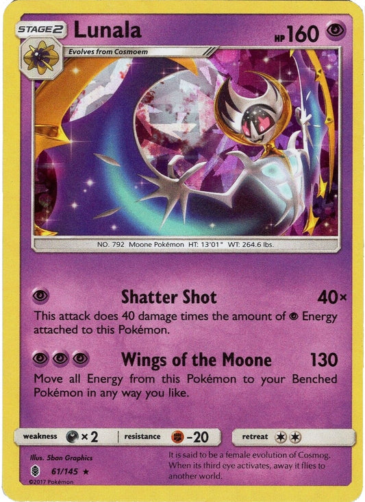 Image for Lunala - 61/145 (Cracked Ice Holo) (061/145) (Deck Exclusives) - Pokemon