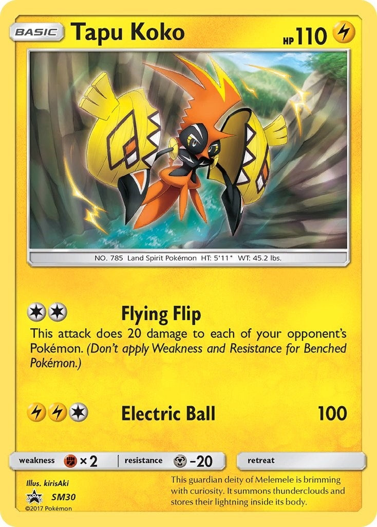 Image for Tapu Koko - SM30 (SM30) (SM Promos) - Pokemon