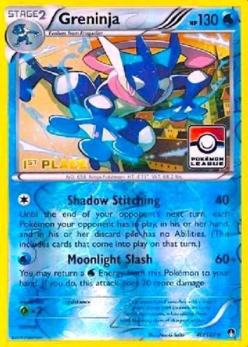 Image for Greninja - 40/122 (Pokemon League) [1st Place] (040/122) (League & Championship Cards) - Pokemon