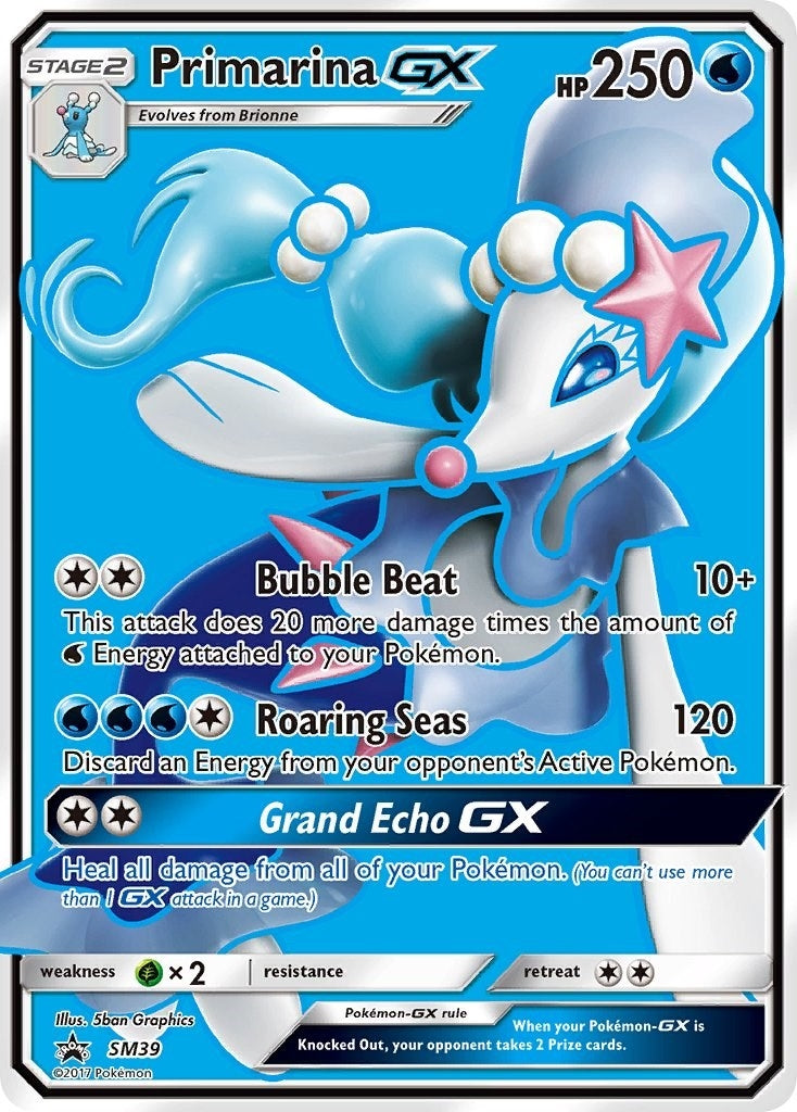 Image for Primarina GX - SM39 (SM39) (SM Promos) - Pokemon