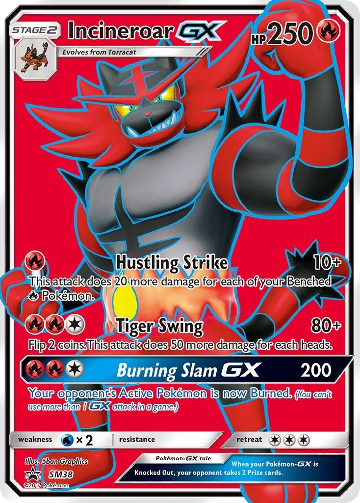 Image for Incineroar GX - SM38 (SM38) (SM Promos) - Pokemon