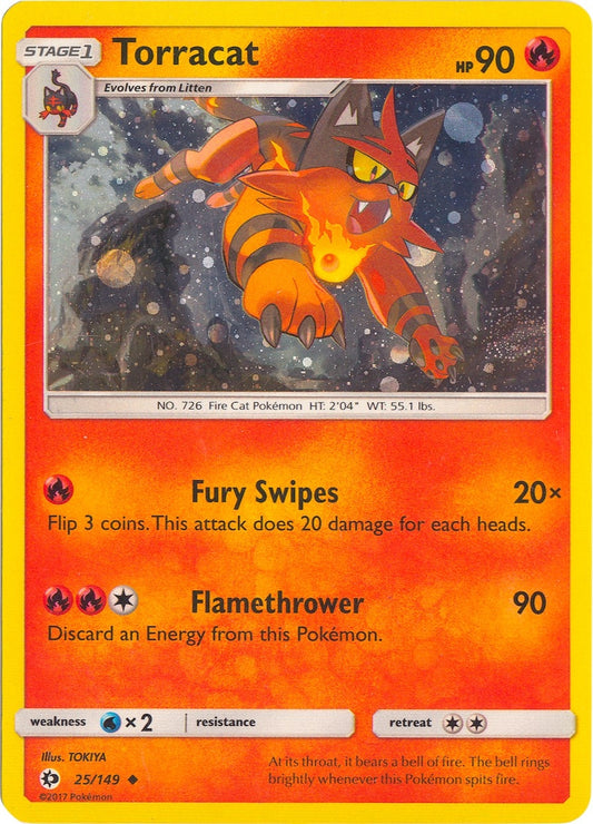 Image for Torracat - 25/149 (Cosmos Holo) (025/149) (League & Championship Cards) - Pokemon