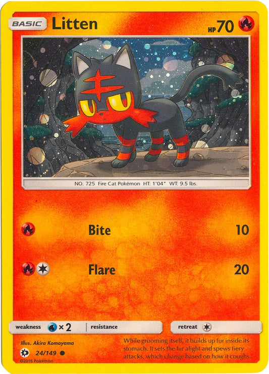 Image for Litten - 24/149 (Cosmos Holo) (024/149) (Miscellaneous Cards & Products) - Pokemon