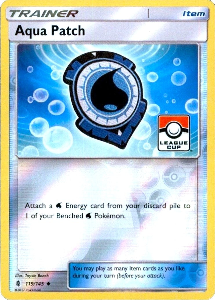 Image for Aqua Patch - 119/145 (League Cup) (119/145) (League & Championship Cards) - Pokemon
