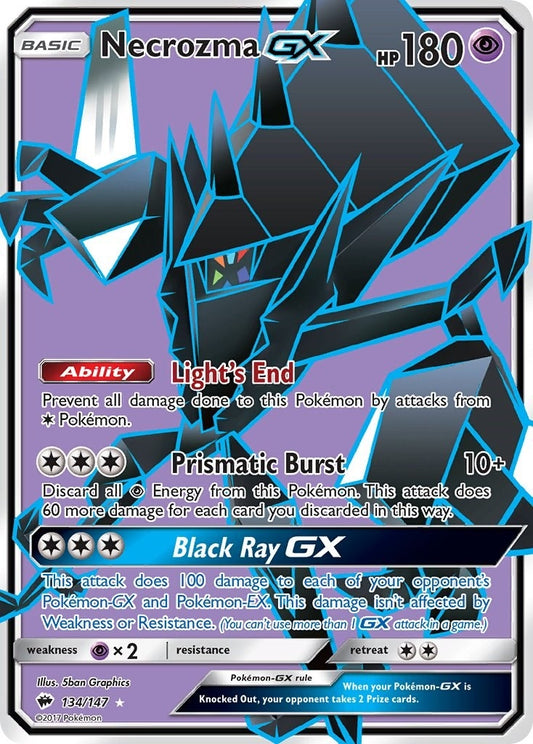 Image for Necrozma GX (Full Art) (134/147) (SM - Burning Shadows) - Pokemon