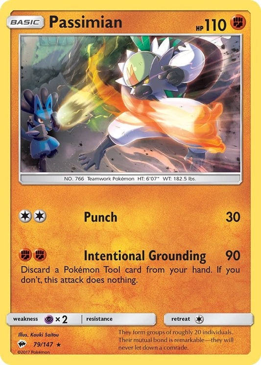 Image for Passimian (79/147) (SM - Burning Shadows) - Pokemon