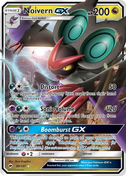Image for Noivern GX (99/147) (SM - Burning Shadows) - Pokemon