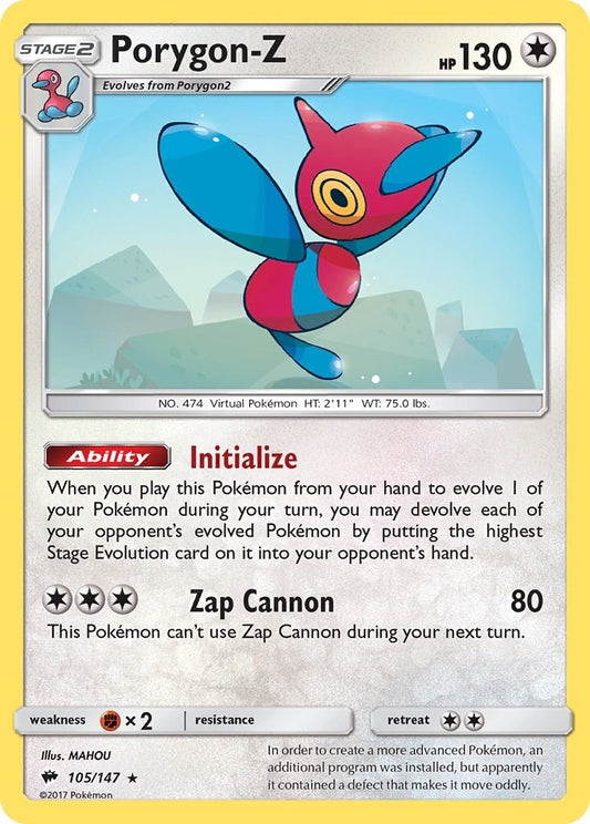 Image for Porygon-Z (105/147) (SM - Burning Shadows) - Pokemon