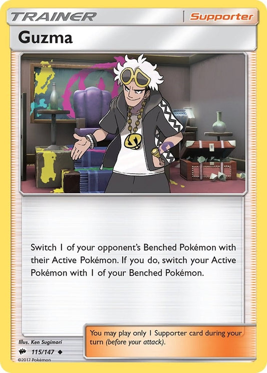 Image for Guzma (115/147) (SM - Burning Shadows) - Pokemon