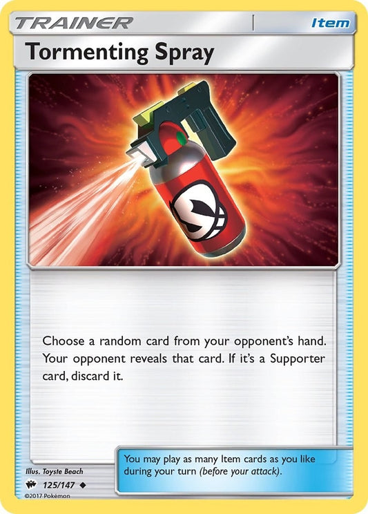 Image for Tormenting Spray (125/147) (SM - Burning Shadows) - Pokemon