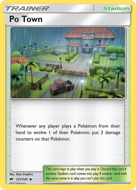 Image for Po Town (121/147) (SM - Burning Shadows) - Pokemon